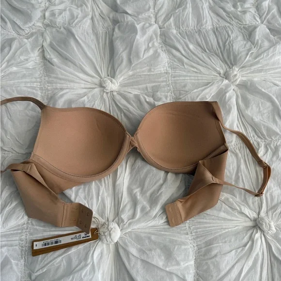 🤎 SKIMS Ultimate Nipple Push-Up Bra 32D - Picture 7 of 8